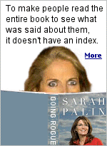 The Daily Beast's columnist Christopher Buckley enjoyed Sarah Palin's memoir so much, he created an index for it. 